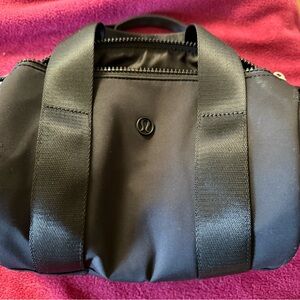 lululemon athletica Mini Black Duffel Bag limited edition NWOT